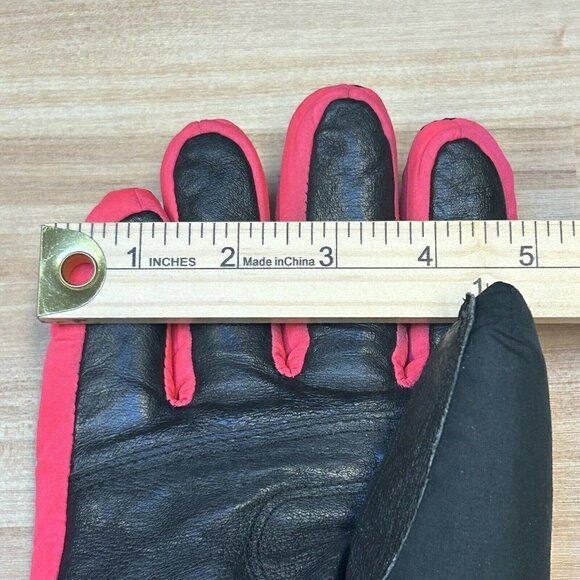 Gordini Ski Gloves Gore-Tex Waterproof Snow Ski Thinsulate Black Pink Neon Men M - Picture 11 of 13